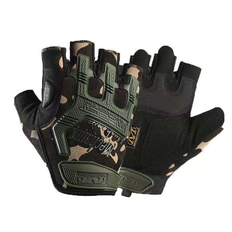 Tactical Touch-Screen Non-Slip Half-Finger Gloves for Cycling & Outdoor Sports.