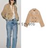 Fall New Women's Clothing Flip Collar Long Sleeves Pu Imitation Leather Short Trench Coat Jacket Outwear 3046257