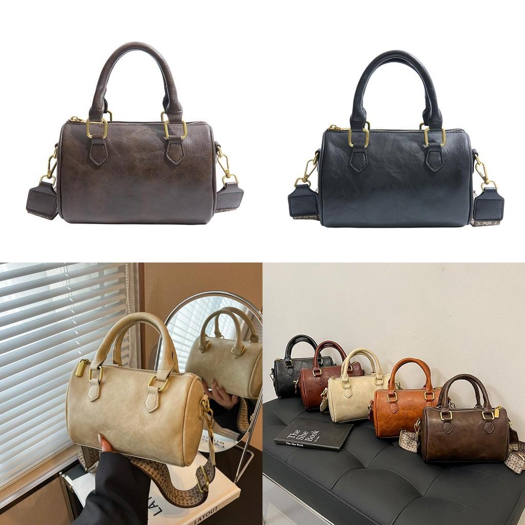 Stylish Japanese Minimalist Pu Boston Bag For Women Perfect For Daily Use And Fashionable Outfits