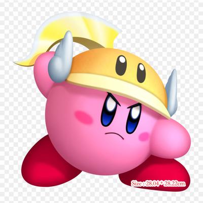 Cutter Kirby Kirby'S Adventure Kirby Triple Deluxe Iron On Heat Transfer Printing Vinyl Patches Sticker for Clothes DIY Appliques Washable Patches
