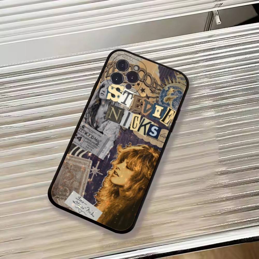 Band F-Fleetwood Mac Phone Case For iPhone 17,16,15,14,13,12,11 Plus,Pro Max,XS,Soft Black Cover
