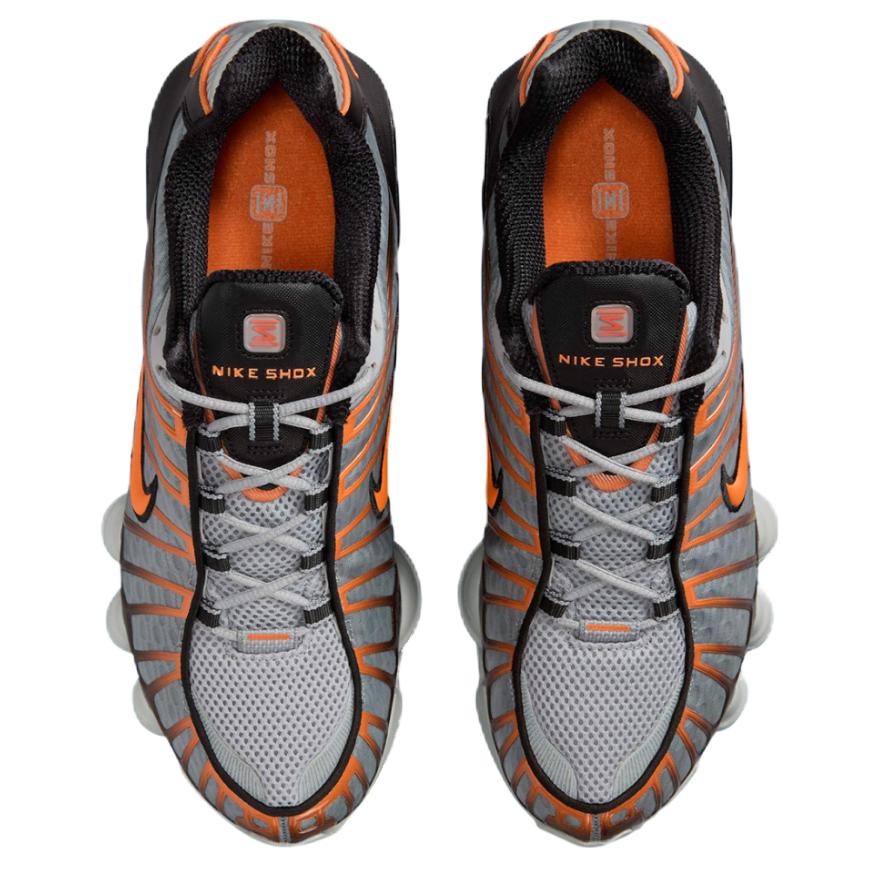 Nike Shox TL Light Smoke Bright Mandarin Men Sneakers Grey Light-Smoke-Grey Black AV3595-011
