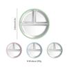 Food Grade Anti Slip and Anti Drop Children's Complementary Food Compartment Plate
