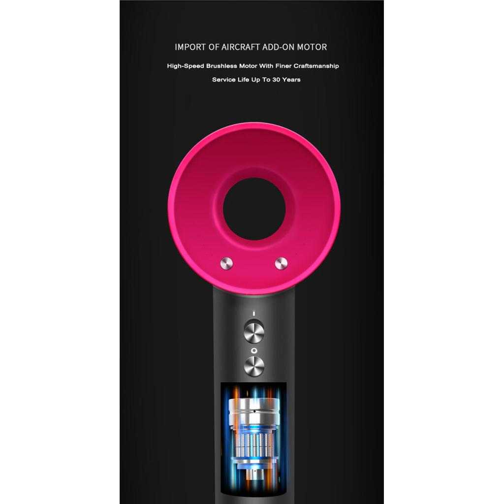 Leafless Hair Dryer Negative Lon Hair Care Professinal Quick Dry 220V Home Powerful Hairdryer Constant Anion Electric Blow Dryer