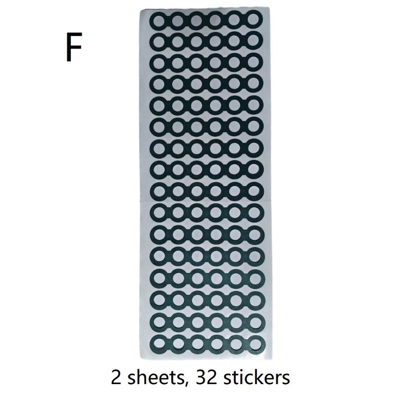 2 Sheets Self Adhesive Insulation Gasket High Insulation Pad for 18650 Li Ion Battery 1S to 5S Power Bank DIY