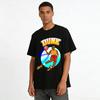 Street Style Dunk Print T-shirt Cool Basketball Sports Casual Tee Pure cotton T-shirt
