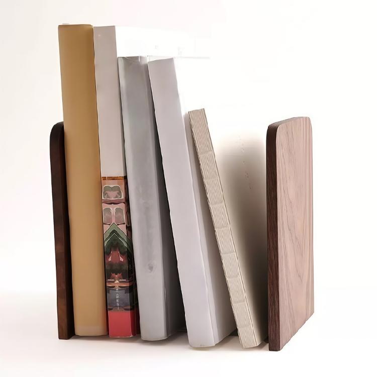 Books Holders Table Picture Album Holders for Displaying Books Wooden Books Stand, Elegant Design Bookends Bookshelfs