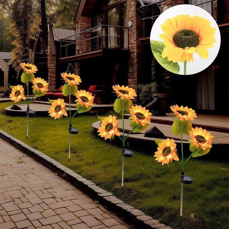 Solar Sunflower Garden Decorative Light