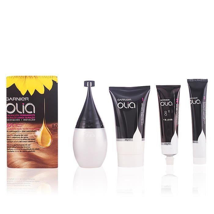 Permanent OLIA Garnier Couleur Light Blonde # 8.0 4 pz. Découvrez une nouvelle expérience avec cet ammoniac debout libre de colorati