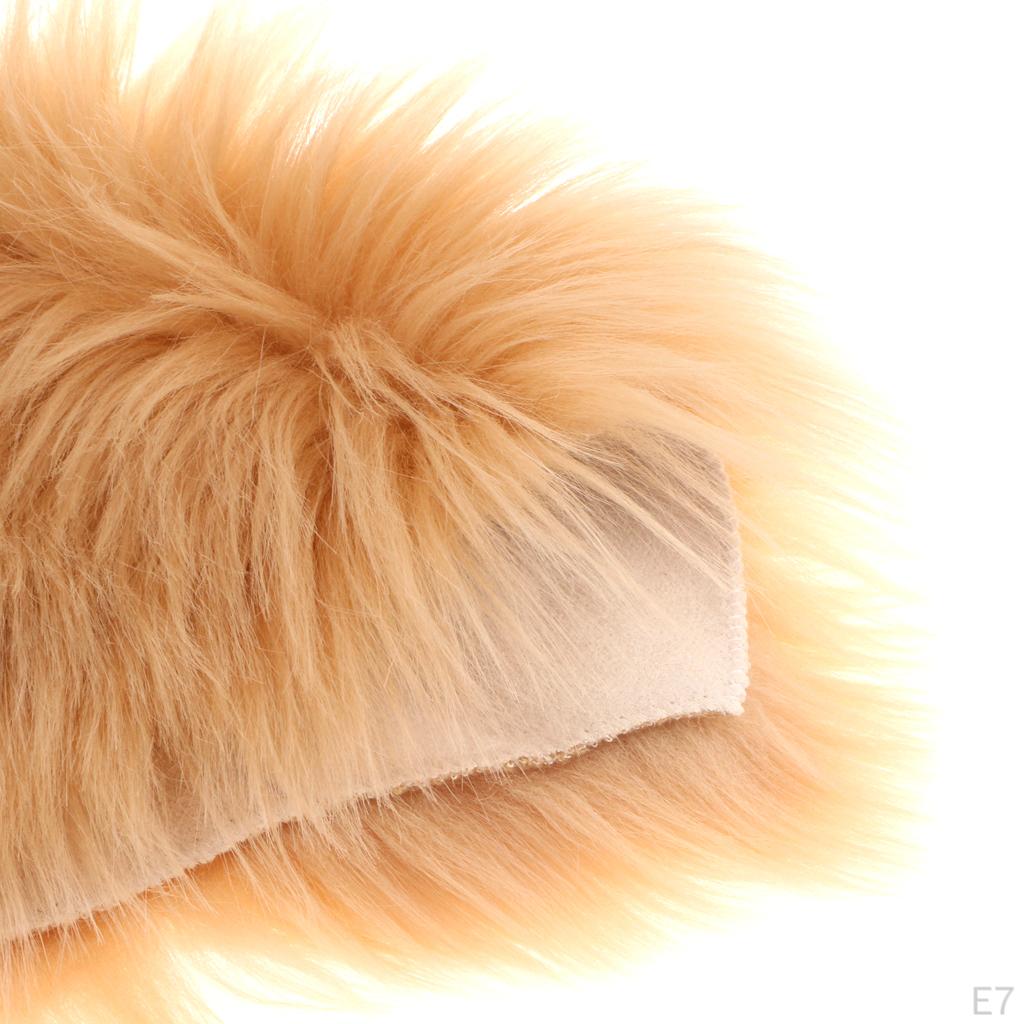 Shape Artificial Area Rug Floor Carpet Living Room Bedside Mat - Non Shed & Long Pile