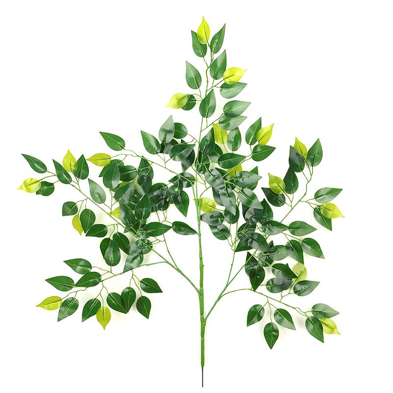 Mossy Fig Tree Leaves - Laminated Plastic Decoration Branches