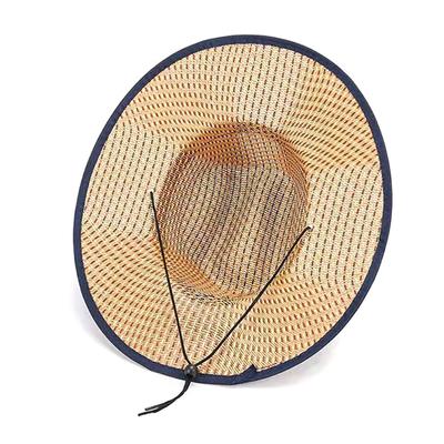 Straw Hat Western Cowboy Sle Outdoor Summer Beach Fishing Sun Protection Hat Unisex Ideal For Construction Sites