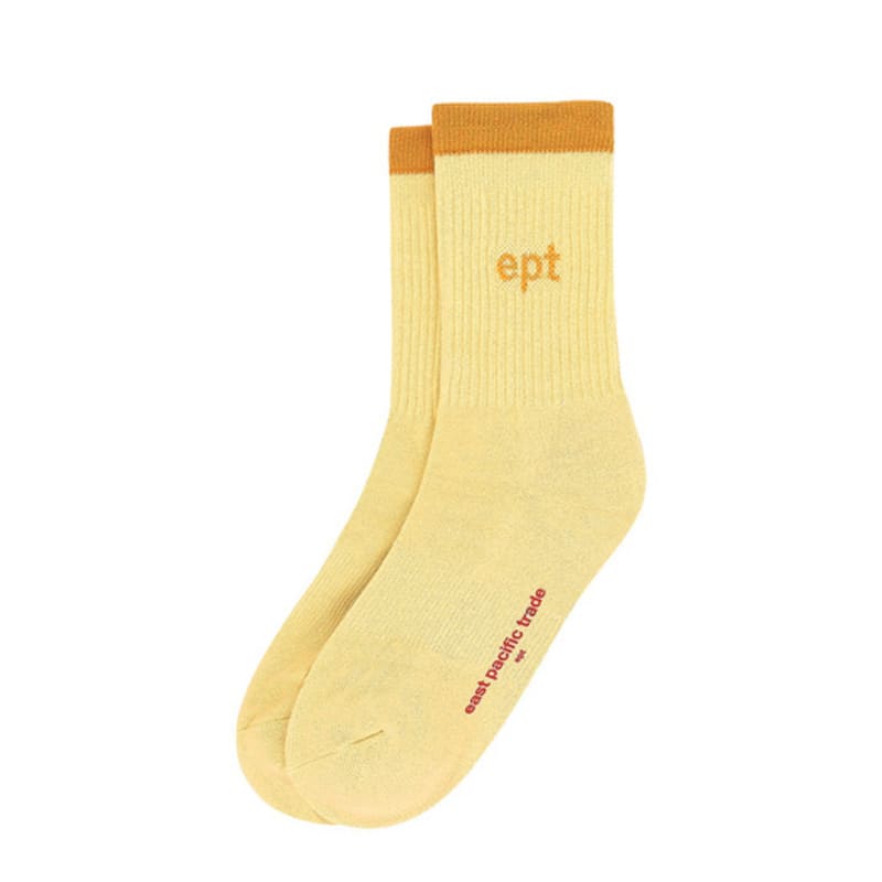 EPT LINE LOGO SOCKS (YELLOW_MUSTARD)