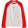 Bequemes Vielseitiges Raglan Langarm T-Shirt Herren Oberteile Rot 94091801
