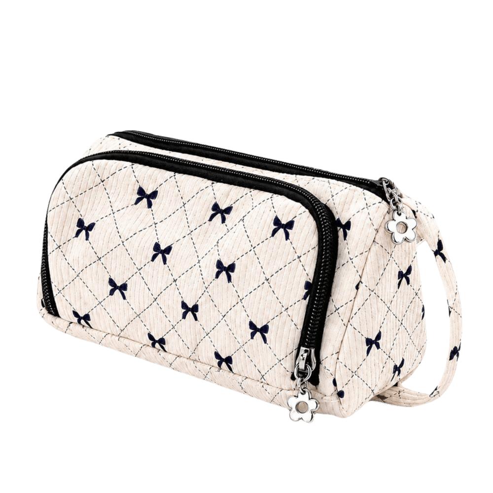 Big Capacity Canvas Pencil Pouch Multifunctional Stationery Box New Large Pencil Case