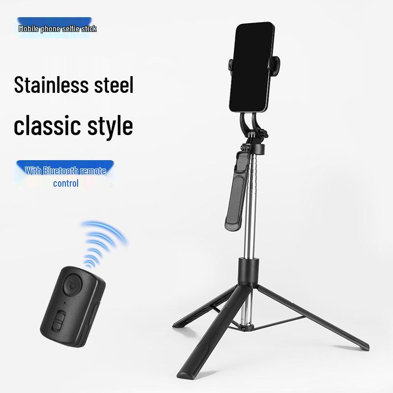 Tragbarer Anti-Wackel Bluetooth Selfie-Stick und Stativ mit Handheld-Gimbal für Smartphones