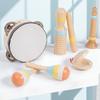 Wooden Musical Percussion Set for Kids - 9-Piece Educational Toy