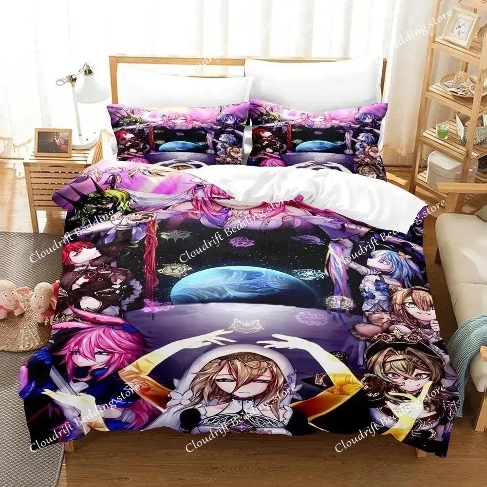 New 3D Print Anime Honkai Impact 3 Bedding Set Adult Kid Bedroom Duvet cover Sets Home Textiles Birthday Gifts