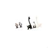 Owl Giraffe Statue Figurine Realistic Animal Sculpture Creative Ceramic Centerpiece for Office