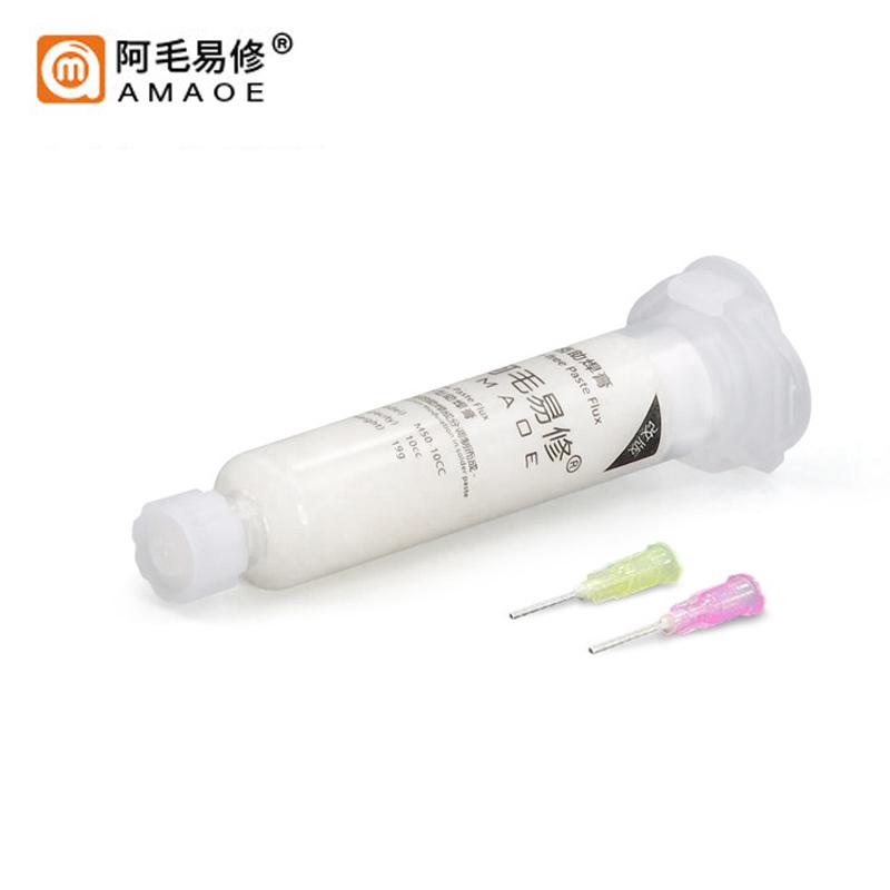 

AMAOE M50/M53 Solder Flux Paste 10CC No-Clean Soldering Paste Welding Fluxes for Mobile Phone PCB IC Chip BGA Repair Tools M50