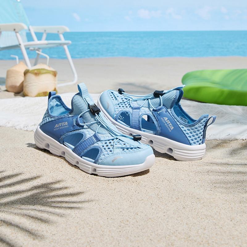 Anta Comfortable Breathable Non-Slip Durable Childrens Sandals Kids Sandals Blue A312426906-3