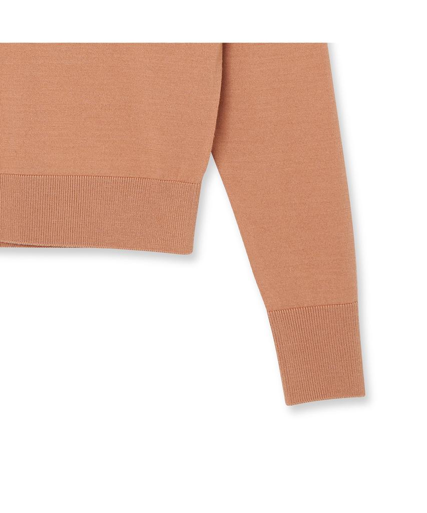 IOLO Women'S Wool Silk Crew Neck_Pink