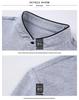2025 Men's Slim-Fit Stand-Up Collar T-Shirt: Casual, Solid Color, Short-Sleeve, Versatile Cotton for Summer