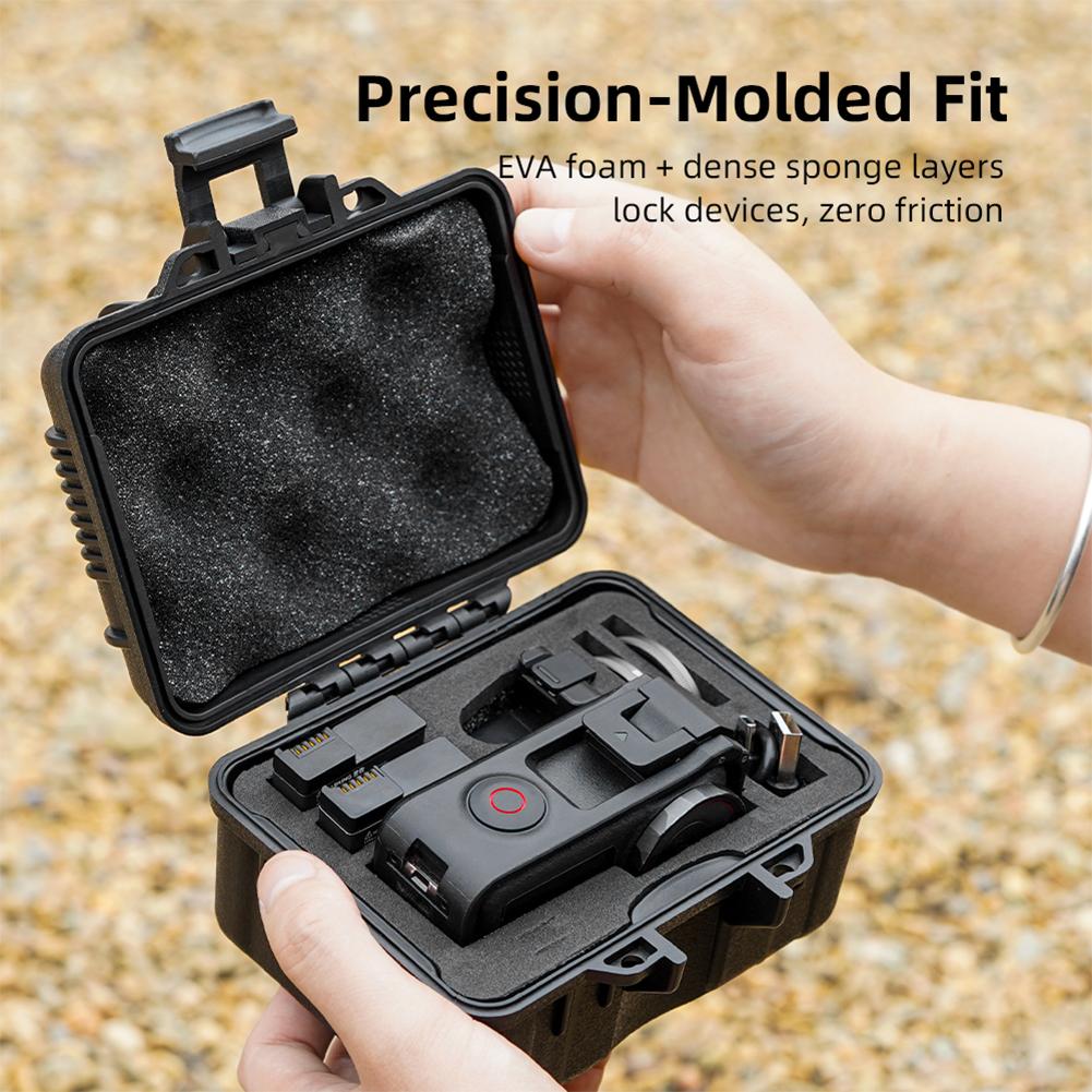 Handheld Action Camera Case Shockproof Hard Shell Storage Bag Protective Case for DJI Action 3/4/5 Pro