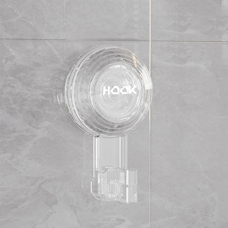 1Pc Strong Suction Cup Hook With No Punching Hole Vacuum Adhesive On The Back Of Bathroom Door No Trace Wall Adhesive Bathroom