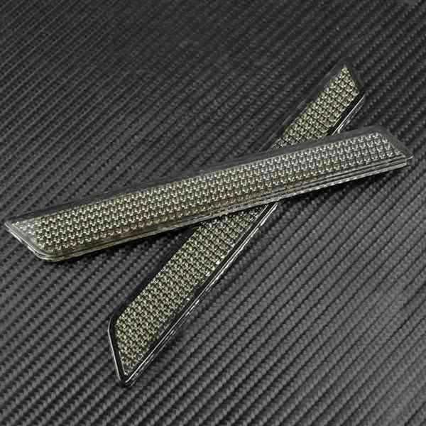 1 Pair Harley Touring Motorcycle Saddlebag Lock Cover Reflectors