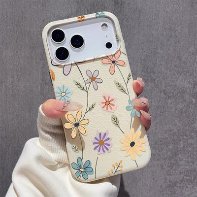 Retro Flower Soft Case For iPhone 17 Pro Max Cases iPhone 11 15 12 13 14 Pro Max Case 17 Air 17proMax Back Cover Funda Bumper