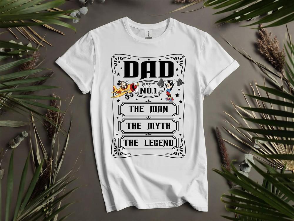 Dad Best No.1 Mickey T-shirt T Shirt Men Women Unisex Tshirt L59