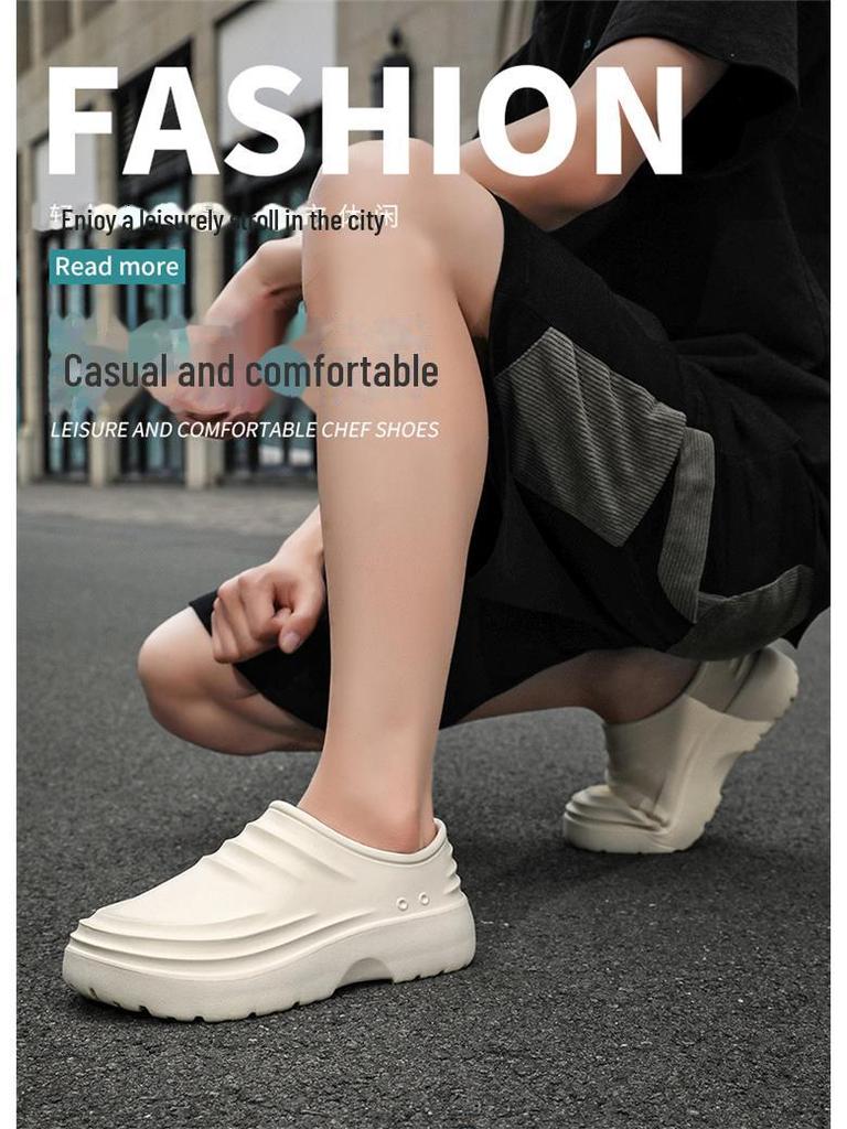 Kock skor: Vattentäta, Halkfria, Oljebeständiga, Arbetskor med mjuk sula för kök - Unisex, Ideala för höst och vinter