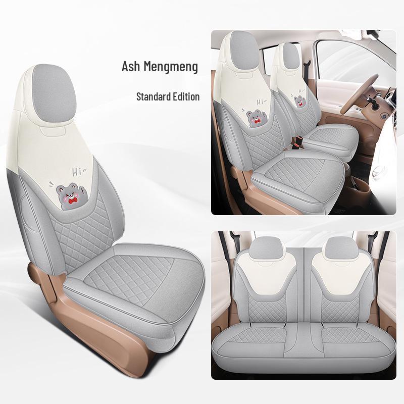 Wuling Bingo PRO 2025 Full Coverage Linen Seat Covers - All Season Car Cushions PRO Exclusive Full Four-Seat Coverage