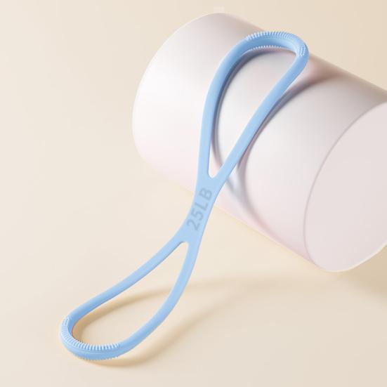 Figure 8 Exercise Resistance Band Arm Shoulder Stretch Strength Training Fitness Elastic Strap 15/25/35Lbs Men Women Anti-slip Silicone Tension Rope