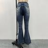 Women's Denim Classic Versatile High Waist Fashionable Trousers