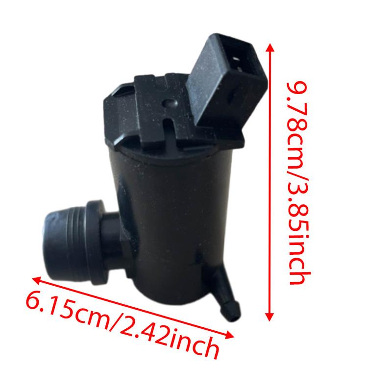Car Windshield Washer Pump Motor with Grommet for Ford Excursion 2000-2005 Explorer 1998-2010 Focus 2005-2008 6F9Z-17664-A
