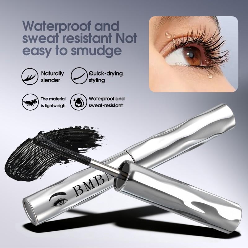 Steel Pipe Mascara - Waterproof And Sweatproof Formula for Thickening, Lengthening, And Curling Lashes, Precision Steel Pipe Design Mascara
