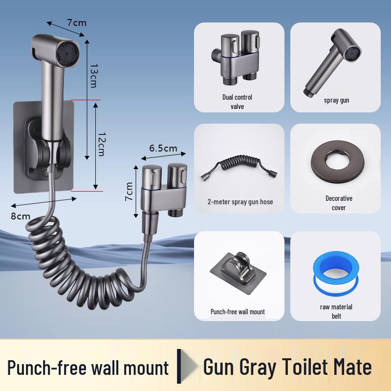 High-Pressure Bidet Valve & Sprayer for Toilet