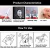 30/1Pcs Transparent Wall Hooks Hangers Self Adhesive Door Wall Hangers Hooks Heavy Load Rack Kitchen Bathroom Organizer Holder