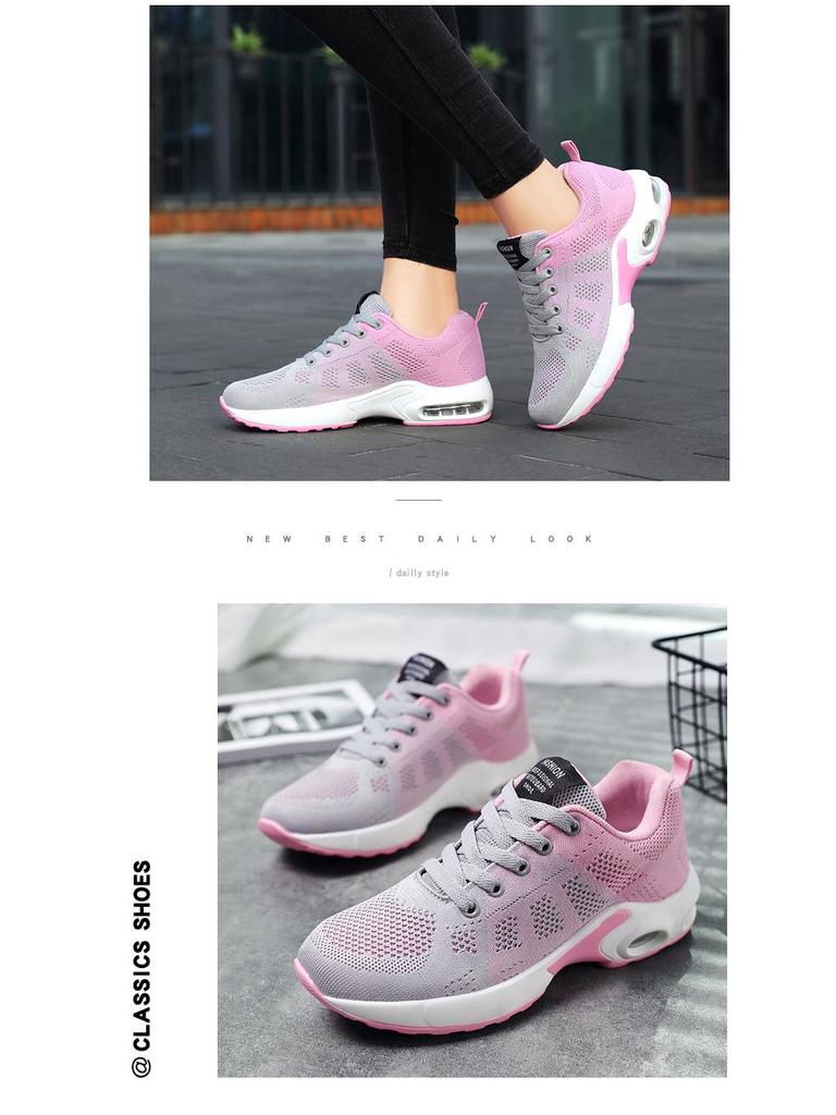 Women's Plus Size Air Cushion Running Shoes - Summer Casual Sports Sneakers