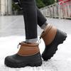 Men Outdoor Activities Fishing Snow Work Boots Winter Boots Warm Waterproof Sneakers