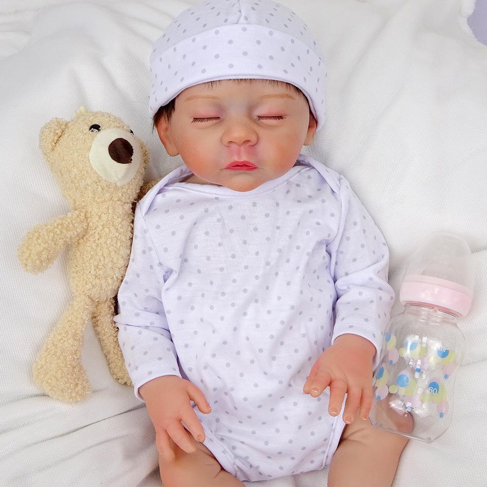 18-Inch Darren Reborn Doll: Hand-painted, Soft Vinyl Baby Toy