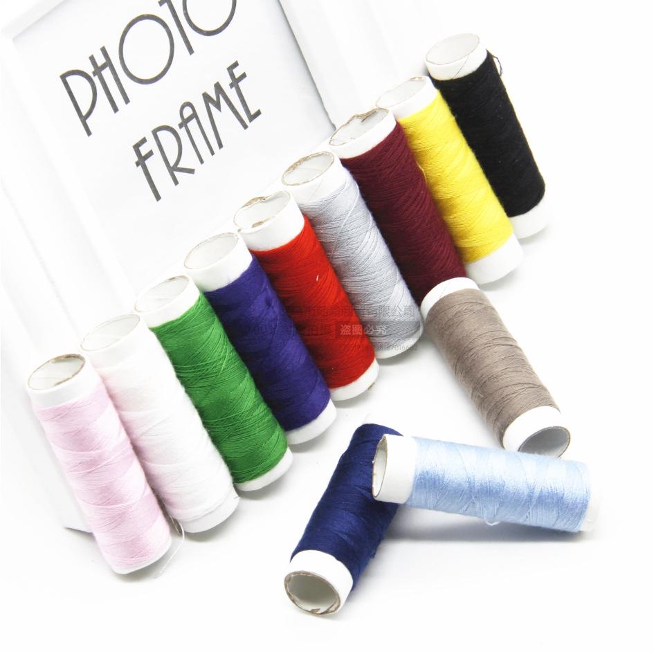 Colorful Household Hand Sewing Thread - 10m Polyester Spools Available In Stock