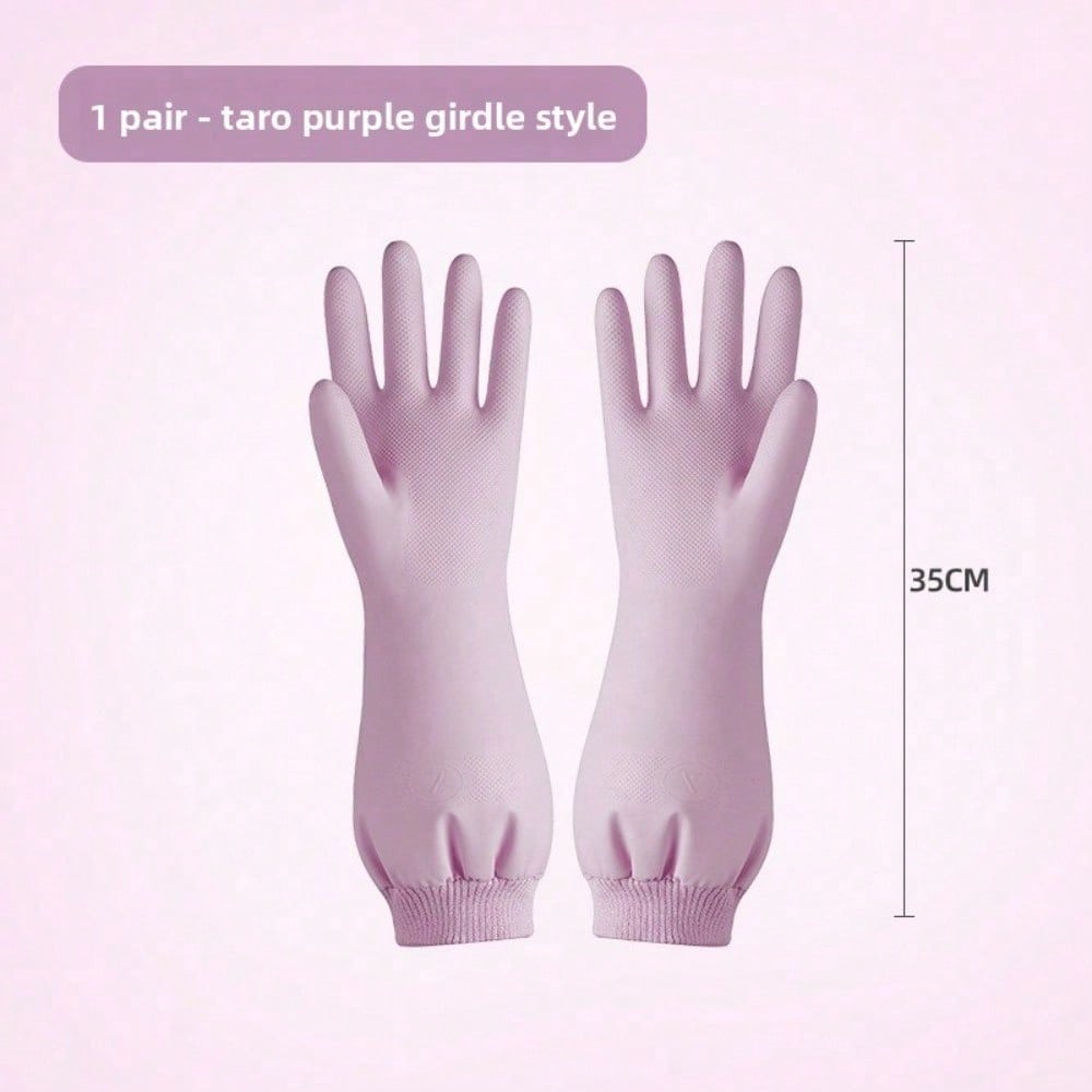 Dishwashing Gloves, Kitchen Women's Household Waterproof Cleaning Thickened Durable Laundry Work Housework