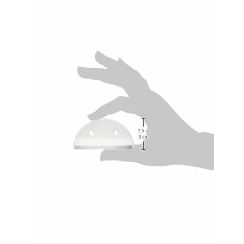 Wakai Industry WAKAI Wall Tensioning System, Dear Wall Dedicated Shelf Brackets, Set of 1 (Left and Right), White, DWT75W
