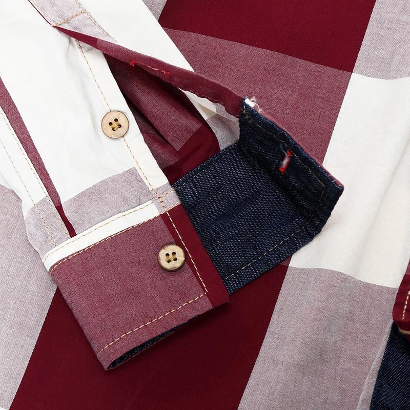 Stilvolles Herren Slim Fit Freizeithemd Langarm Kariert Perfekt für jeden Anlass