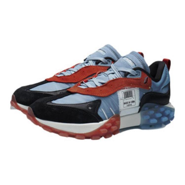 Li Ning OVERLOAD 021 Fall Winter Trendy Runway Collection Low top Casual Shoes Men's Mist Blue ARYR025-1
