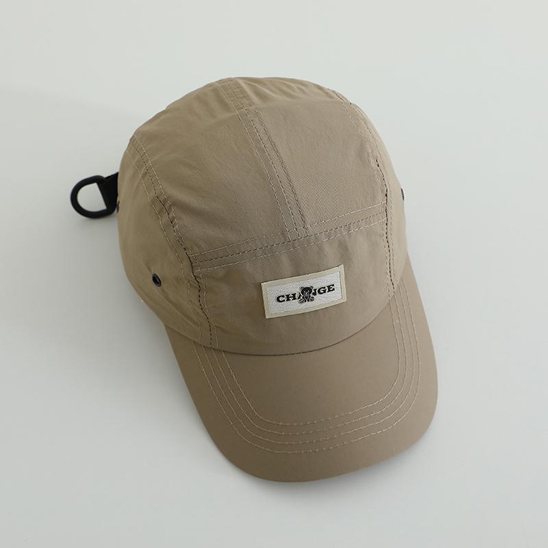 Fashion Hat popular children's English alphabet small label outdoor breathable quick-drying hat European and American hot-selling sunshade windproof