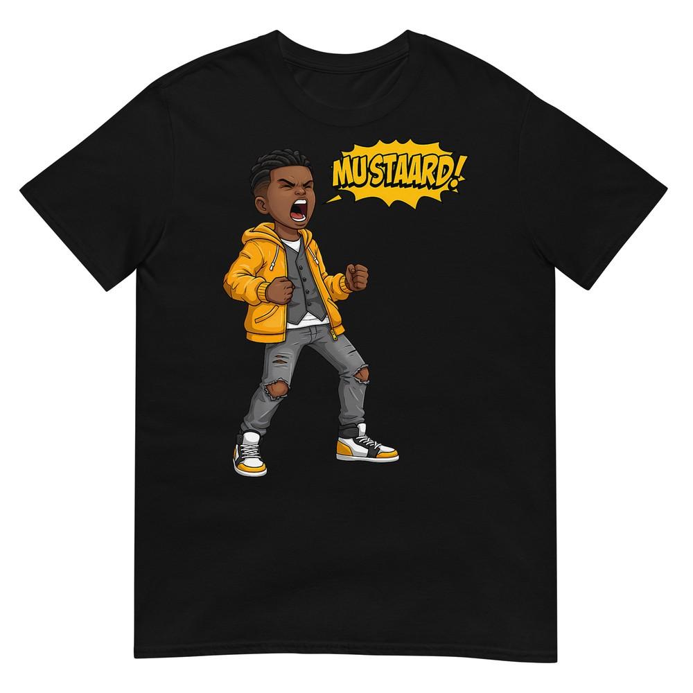 

Mustard Bold Statement Funny Urban Style Design Boys, Girls T-Shirt L